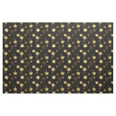 Nahtloses Muster mit goldenen Sternen Stoff (Fat Quarter (45,7 x 55,9 cm))