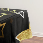 Nahtloses Muster mit goldenen Sternen Tischdecke (Beispiel)