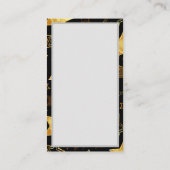 Nahtloses Muster mit goldenen Sternen Treuekarte (Rückseite)