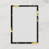 Nahtloses Muster mit goldenen Sternen Treuekarte (Rückseite)