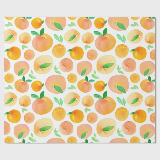 Nahtloses Muster mit handgemalten Wasserfarben Geschenkpapier (Flach)