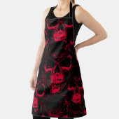 Nahtloses Muster mit handgezeichnet finsterem mens Schürze (InSitu)