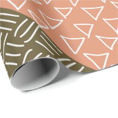 Nahtloses Muster mit handgezeichnetem Hipster Geschenkpapier (Rolleneckpunkt)