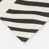 Nahtloses Muster mit handgezeichneten Pinselstrich Fleecedecke (Ecke)