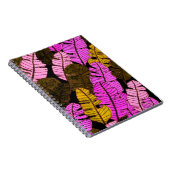 Nahtloses Muster mit handgezeichneten tropischen B Notizblock (Rechte Seite)