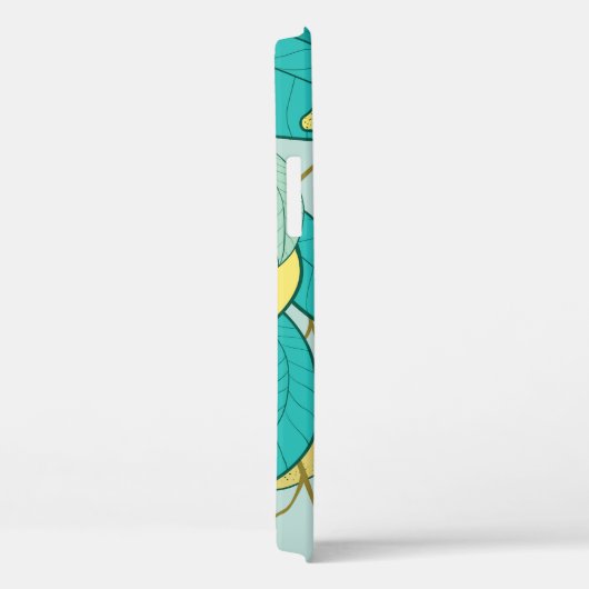 nahtloses Muster mit handgezücktem Zitronengarten Case-Mate iPhone Hülle (Rückseite / Rechts)