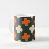 Nahtloses Muster mit hellen geometrischen Elemente Kaffeetasse (Vorderseite Links)