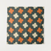 Nahtloses Muster mit hellen geometrischen Elemente Wandteppich (Vorderseite (Horizontal))