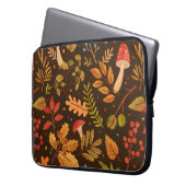 Nahtloses Muster mit Herbstblättern, für Laptopschutzhülle (Vorderseite Links)