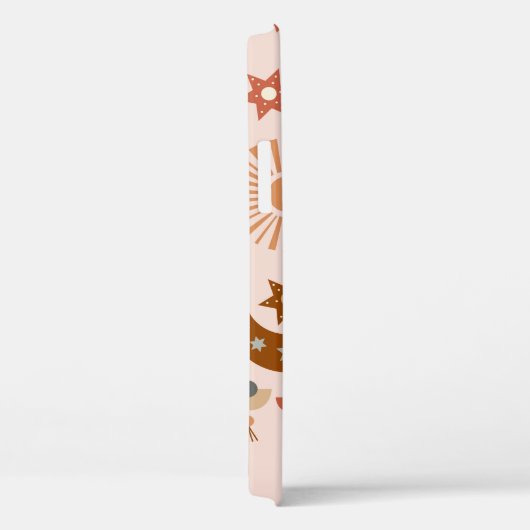 Nahtloses Muster mit Himmelsauge, Mond, Sonne Case-Mate iPhone Hülle (Rückseite / Rechts)