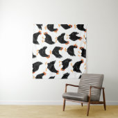 Nahtloses Muster mit Huhn Wandteppich (Beispiel (Horizontal))