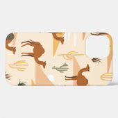 Nahtloses Muster mit Kameln, Dünen und Kakteen. sc Case-Mate iPhone Hülle (Rückseite (Horizontal))