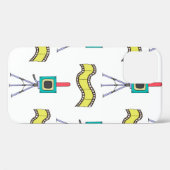 Nahtloses Muster mit Kameras und Filmstreifen Case-Mate iPhone Hülle (Rückseite (Horizontal))