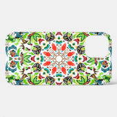 Nahtloses Muster mit leuchtend blumengeschmückten Case-Mate iPhone Hülle (Rückseite (Horizontal))
