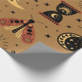 Nahtloses Muster mit magischen Elementen Geschenkpapier (Ecke)