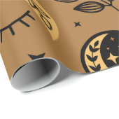 Nahtloses Muster mit magischen Elementen Geschenkpapier (Rolleneckpunkt)