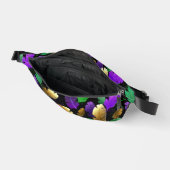 Nahtloses Muster mit Mardi Gras-Federn Bauchtasche (Offen)
