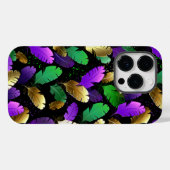 Nahtloses Muster mit Mardi Gras-Federn Case-Mate iPhone Hülle (Rückseite (Horizontal))
