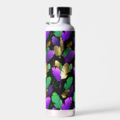 Nahtloses Muster mit Mardi-Gras-Federn Trinkflasche (Rechts)