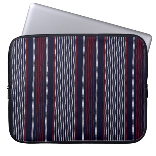 Nahtloses Muster, mit Marineblau, oder Laptopschutzhülle (Vorderseite)