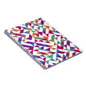 Nahtloses Muster mit mehrfarbiger Geometrie Notizblock (Rechte Seite)