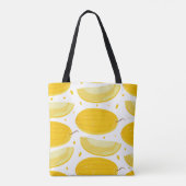 Nahtloses Muster mit Melonen. Doodle Früchte. Vint Tasche (Rückseite)