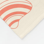 Nahtloses Muster mit Muscheln Fleecedecke (Ecke)