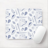 Nahtloses Muster mit Muscheln Mousepad (Mit Mouse)