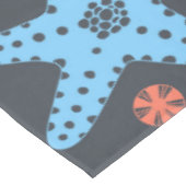 Nahtloses Muster mit Muscheln Tischdecke (Schrägansicht)