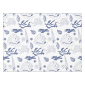 Nahtloses Muster mit Muscheln Tischdecke (Vorderseite (Horizontal))