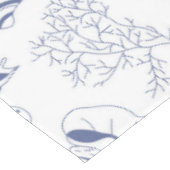 Nahtloses Muster mit Muscheln Tischdecke (Schrägansicht)