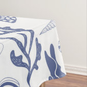 Nahtloses Muster mit Muscheln Tischdecke (Beispiel)