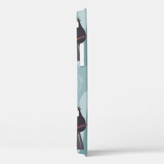 Nahtloses Muster mit niedlichem Dschungelpapagei-T Case-Mate iPhone Hülle (Rückseite / Rechts)