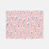 Nahtloses Muster mit niedlichen Cartoon Fleecedecke (Vorderseite (Horizontal))