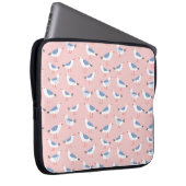 Nahtloses Muster mit niedlichen Cartoon Laptopschutzhülle (Vorne Rechts)