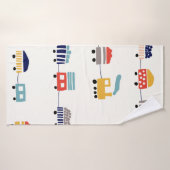 Nahtloses Muster mit niedlichen Farbzügen Badehandtuch (Badehandtuch)