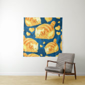 Nahtloses Muster mit niedlichen polygonalen Cartoo Wandteppich (Beispiel)