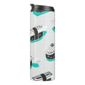 Nahtloses Muster mit Nigiri-Sushi Thermosbecher (Nach rechts gedreht)