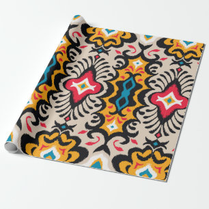 Nahtloses Muster mit Paisley-Ornament Geschenkpapier