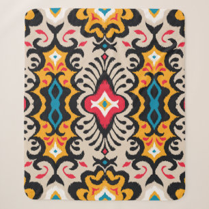 Nahtloses Muster mit Paisleyverzierung Sherpadecke