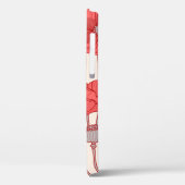 Nahtloses Muster mit Pappchen.  Case-Mate iPhone Hülle (Rückseite / Links)