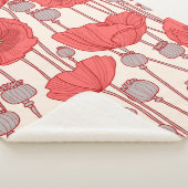 Nahtloses Muster mit Pappchen. Sherpadecke (3/4)