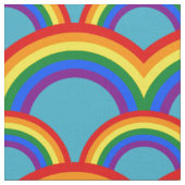 Nahtloses Muster mit Regenbogen Stoff (Nahaufnahme)
