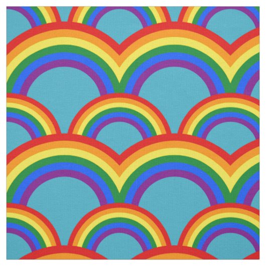 Nahtloses Muster mit Regenbogen Stoff (Muster)