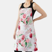 Nahtloses Muster mit rosa Flamingo Schürze (InSitu)