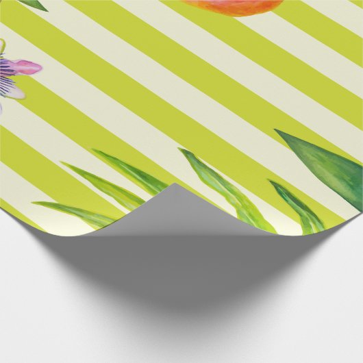 Nahtloses Muster mit rosa Flamingo und exotischem Geschenkpapier (Ecke)