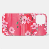 Nahtloses Muster mit schönem Kirschblütenflor Case-Mate iPhone Hülle (Rückseite (Horizontal))