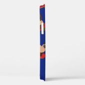 Nahtloses Muster mit siamesischen Katzen auf Skate Case-Mate iPhone Hülle (Rückseite / Rechts)