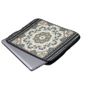 Nahtloses Muster mit Stammes-Mandala Laptopschutzhülle (Vorne Knopf)
