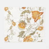 Nahtloses Muster mit stilisierten Blume Fleecedecke (Vorderseite (Horizontal))